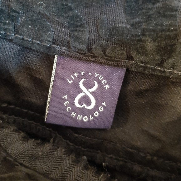 NYDJ Burnout Velvet Tapered Pants 12 Lift Tuck Technology Slim Jaquard - Picture 7 of 9